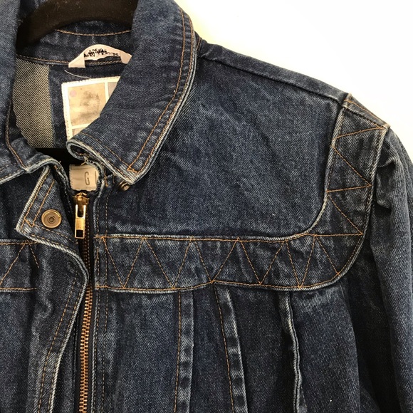 ❤️VINTAGE Gitano zip up denim jacket - Picture 4 of 7